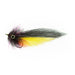 EP Amazon Special Black Orange Yellow baitfish fly for peacock bass and golden dorado