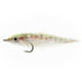 EP Ghost Minnow Rainbow pattern streamer fly with realistic 3D eyes and gray baitfish barring