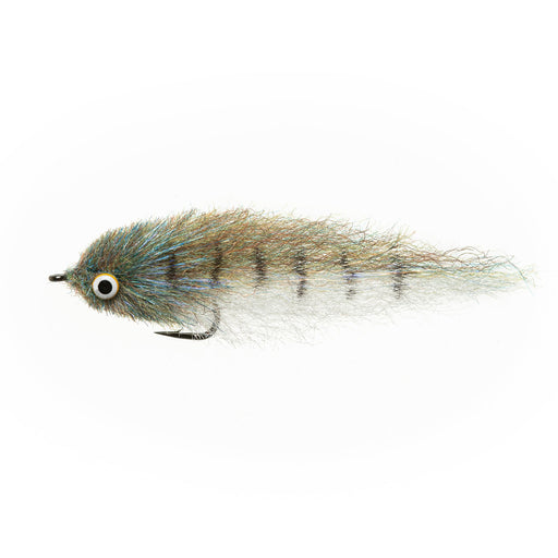 EP Little Minnow synthetic baitfish streamer fly with realistic eyes for snook and sea trout fishing