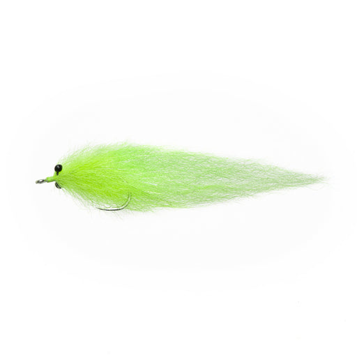 EP Boca Grande Day Glow saltwater fly pattern on a Gamakatsu SL12S big game hook