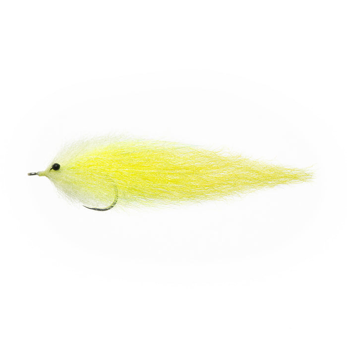 EP Boca Grande Yellow streamer fly with light yellow synthetic EP fibers for tarpon fishing