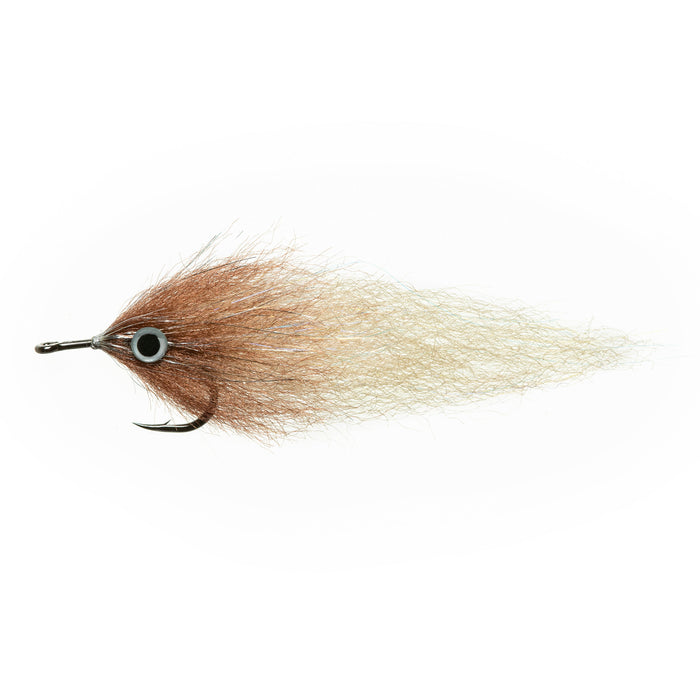 EP Tarpon Streamer Brown Tan synthetic baitfish fly pattern for clear flats fishing