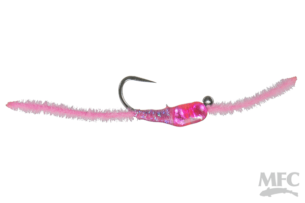 Jake's Depth Charge Jig Worm - Hot Pink - 3 Pack