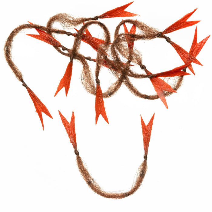EP Crustaceous Claw in Brown colorway flexible synthetic crab claw material with orange tips