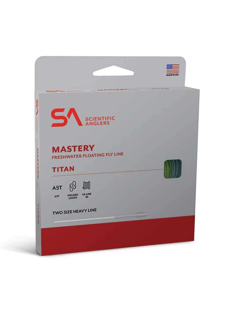 Scientific Anglers Mastery Titan freshwater floating fly line box WF-8-F size