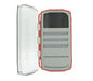 Open large Umpqua UPG Foam Daytripper Fly Box showcasing the full hybrid layout with a magnetic fly dock.