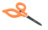 Umpqua Rivergrip Standard 6 inch fly fishing forceps in Hot Orange with oversized finger loop