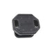 Front view of the black Umpqua Link GearDock Single magnetic fly fishing tool holder showing the debossed brand logo.