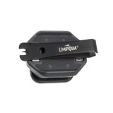 Side profile of the Umpqua Link GearDock Single highlighting its low-profile, tangle-free magnetic tool dock design.
