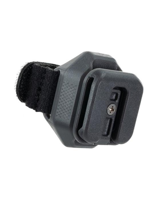 Close-up of the black Umpqua Link Base Station component included with the DryDock magnetic attachment ecosystem.