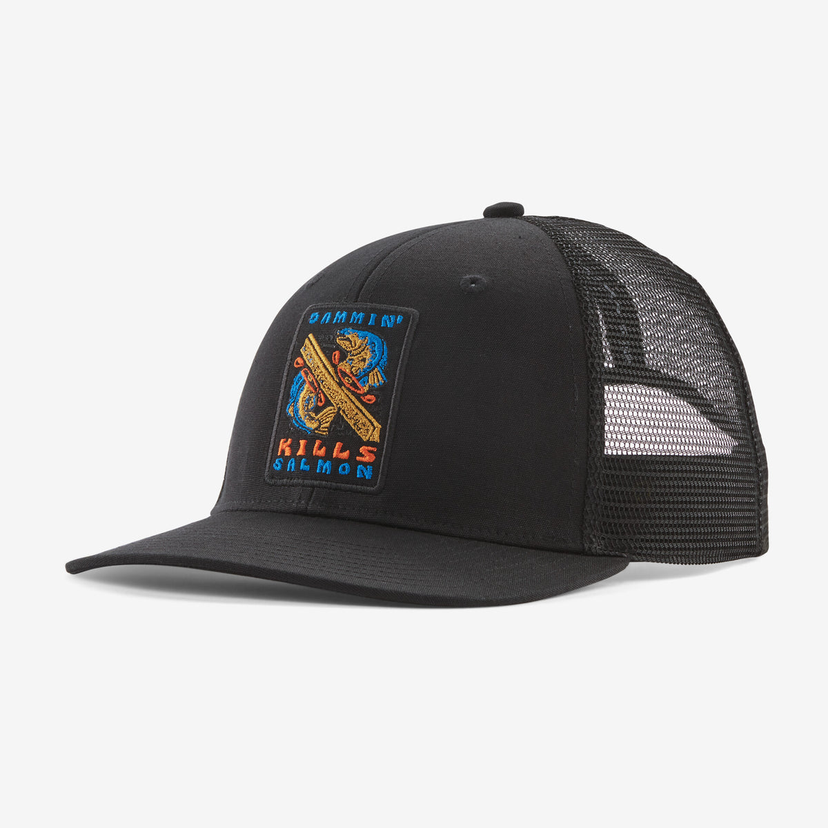 Patagonia Dammin' Kills Hat Black — Golden Fly Shop