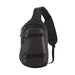 Black sling bag with Patagonia logo on a white background