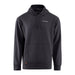 Grundens Bear Essentials Hoodie in Black showing front chest logo and pouch pocket
