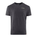 Heather grey t shirt with Grundens logo on left chest