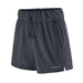Patagonia Womens Terrebonne Shorts in Smolder Blue slate navy front view