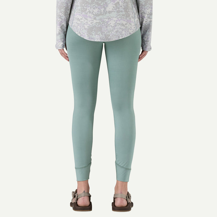 Flat lock no chafe seams and security pocket detail on Patagonia Tropic Comfort tights