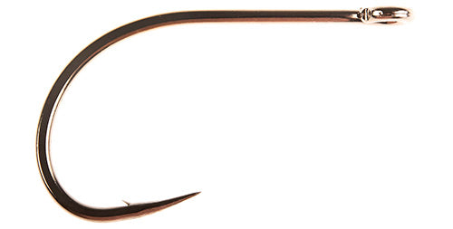 Side view of the Ahrex SA270 showing the straight eye, moderate hook bend, and barb.