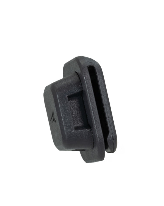Side view of the Umpqua Link Base Station showcasing its slim, low-profile magnetic mounting dock design.