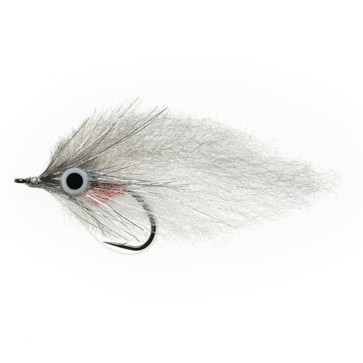 Enrico Puglisi EP Shad fly pattern with 3D eyes and red gill flash for bass and saltwater fishing