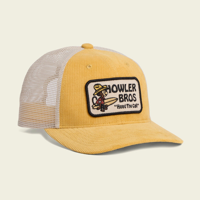 Howler El Monito Surfs Badge Yellow Corduroy