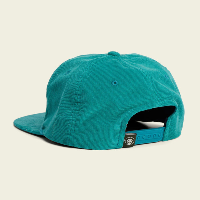 Howler Unstructured Snapback Hat H Bolt Motif Teal Corduroy