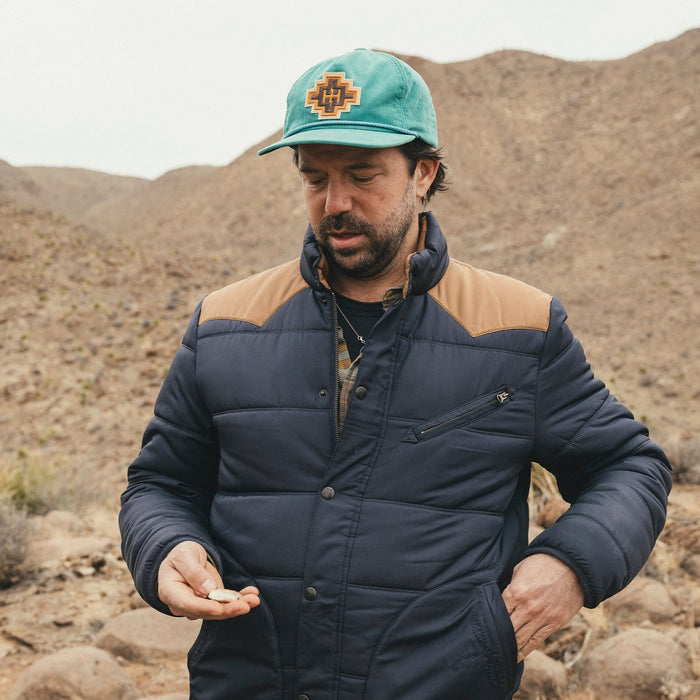 Howler Unstructured Snapback Hat H Bolt Motif Teal Corduroy