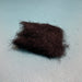 Fulling Mill CDC Dubbing in Black, displaying the dark, finely shredded Cul de Canard feather matrix suited for sub-surface nymphs, terrestrial bodies, and dark midges.