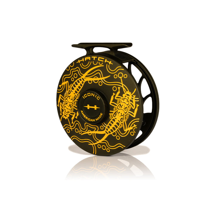 Hatch Iconic 5+ Large Arbor Fly Reel Artist Collaboration Matt Renner