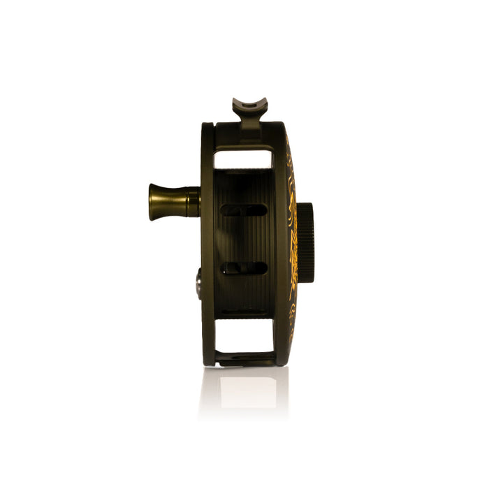 Hatch Iconic 5+ Large Arbor Fly Reel Artist Collaboration Matt Renner