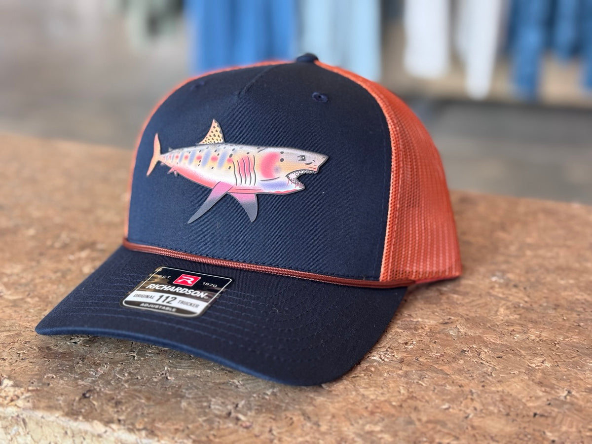 アクセサリー Fish-Ski Blue/Orange Hat Fish-Ski 5 Panel Hat