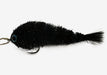 Solid Black Chocklett's Finesse Changer game changer fly style built with lightweight Finesse Blend fibers for easy casting