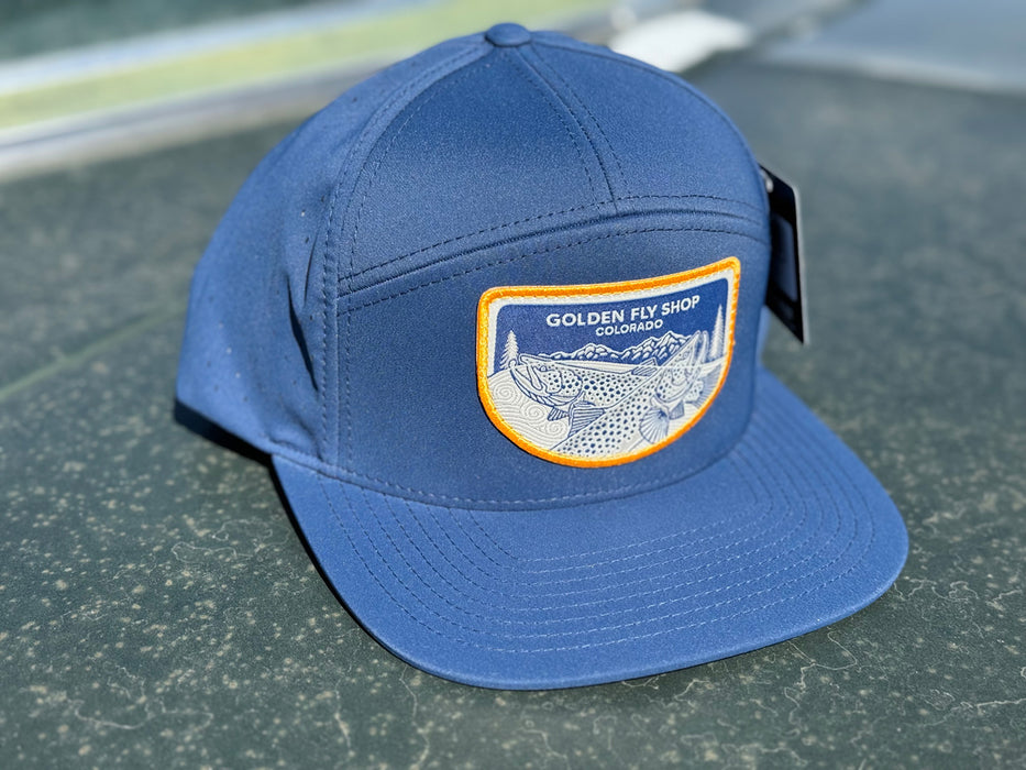 Golden Fly Shop Underwood 5-Panel Hat - Light Navy