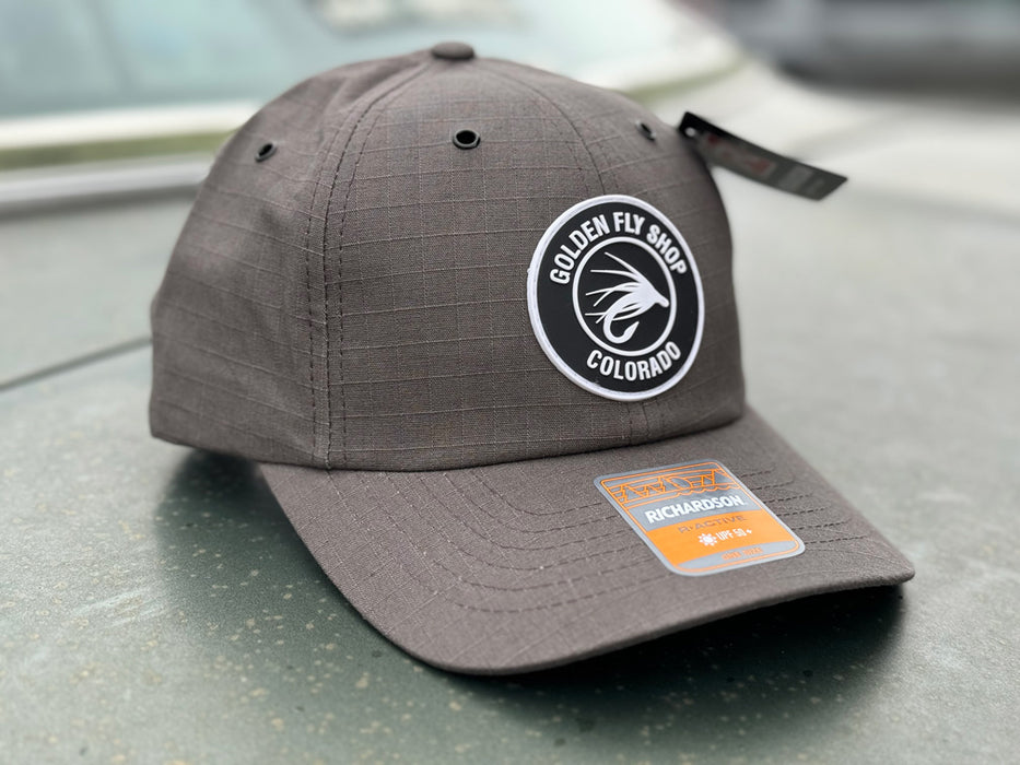 Golden Fly Hat - Charcoal w/ Rubber Patch