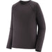 Dark gray long-sleeve shirt on a white background