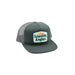 Scientific Anglers Foamie Trucker Hat in SA Logo Grey and charcoal mesh back featuring a retro logo patch.