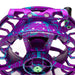 Back view of the Lamson Litespeed F Wild Child Special Edition fly reel showcasing the sealed Conical Drag System housing and skeletonized frame architecture