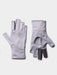 Highrise grey Duck Camp Brrr Rockport Sun Glove pair showing the open palm design and suede stripping overlays.