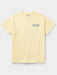 Front view of the Duck Camp Bucket List Tee in Summerland Yellow, a premium cotton crewneck fly fishing shirt.