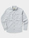 Front view of the Duck Camp Lightweight Fishing Shirt Long Sleeve in Highrise grey highlighting the clean minimal aesthetic.