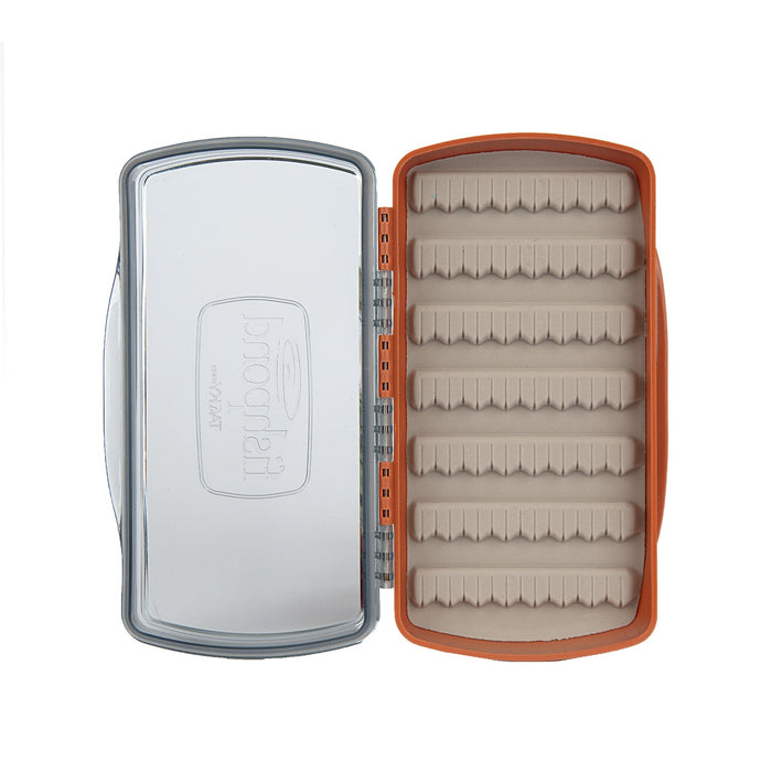 Fishpond Pescador Fly Box Medium Clear Burnt Orange