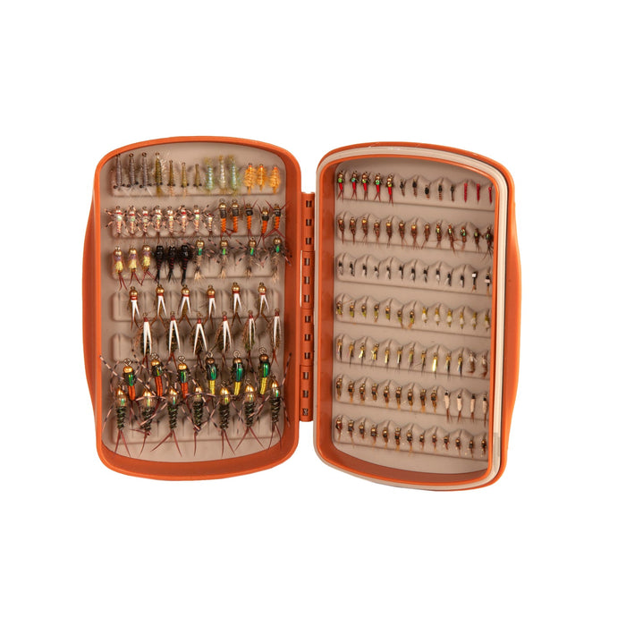 Fishpond Tacky Pescador Fly Box Small - Clear Burnt Orange