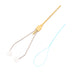 The Renzetti Midge Ruby Tip Bobbin (HT 101), a premium brass and stainless steel fly tying tool with a friction-free ruby insert.