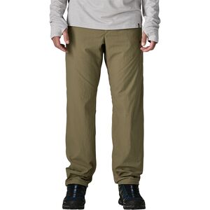 Front view of the Sage Khaki Patagonia Sandy Cay Pants 2026 showcasing the lightweight fabric and athletic fit