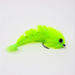 High-visibility Chartreuse Chocklett's Jungle Finesse Changer streamer fly configured on a heavy-duty 2/0 size hook
