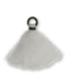 Loon Bulk Assorted Tip Toppers stealth white yarn strike indicator featuring a black rubber O-ring attachment system