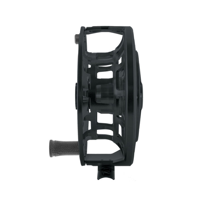 Ross Reels Evolution R Salt Matte Black large frame-integrated drag knob