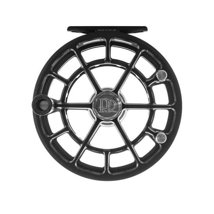 Ross Reels Evolution R Salt fly reel 7/8 WT in Matte Black front view