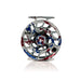 USA edition red, white, and blue on silver spool Hatch 5+ large arbor saltwater fly reel.