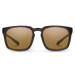 Suncloud Hundo polarized sunglasses in burnished brown frame with brown lenses.