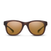 Suncloud Leeway polarized sunglasses in matte burnished brown frame with brown lenses.